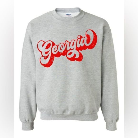 Gildan Tops - Georgia Bulldogs pullover sweatshirt